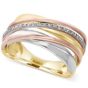 Effy Trigold diamond ring Size 7